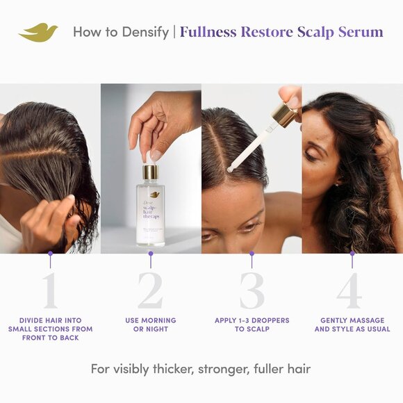 Dove Scalp + Hair Therapy Fullness Restore Scalp Serum (59 ml / 2 fl oz) - Picture 11 of 13